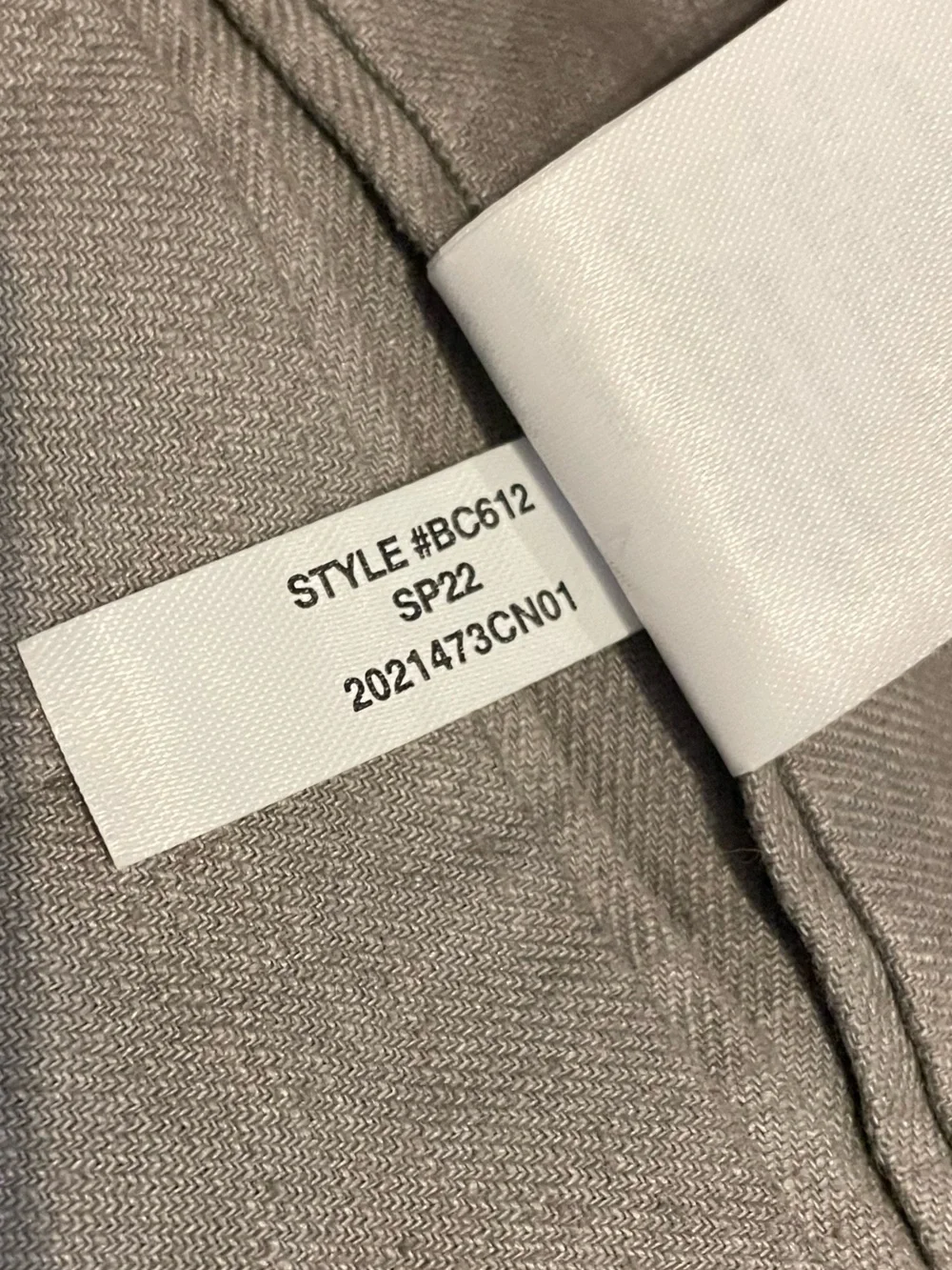 J Crew Men’s Slim Fit Suit Jacket Size Medium Gray Hemp Cotton Stretch